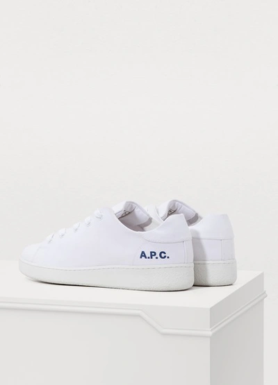 Shop A.p.c. Minimal Sneakers In Blanc