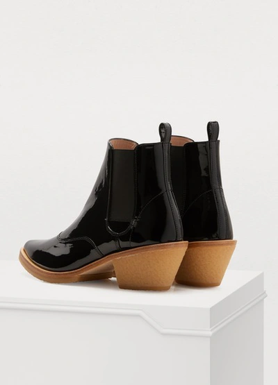 Shop Repetto Western Jacques Ankle Boots In Noir