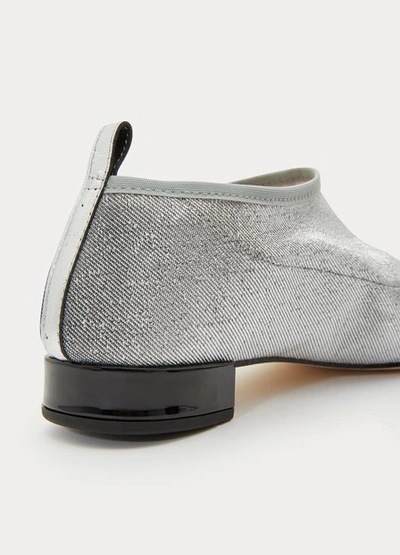 Shop Repetto Marty Slipper Shoes In Argent (silver)