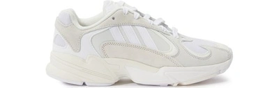 Shop Adidas Originals Yung-1 Sneakers In White