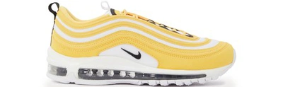 Shop Nike Air Max 97 Sneakers In Topaz Gold/black-white