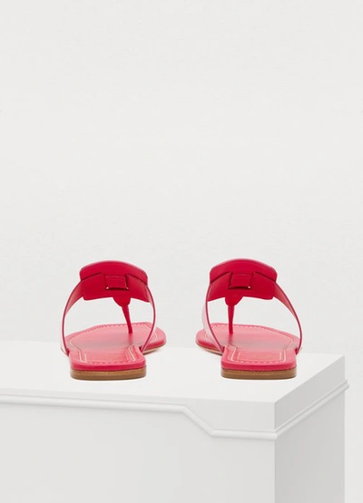 Shop Roger Vivier Viv Sellier Sandals In Rosa Ibisco