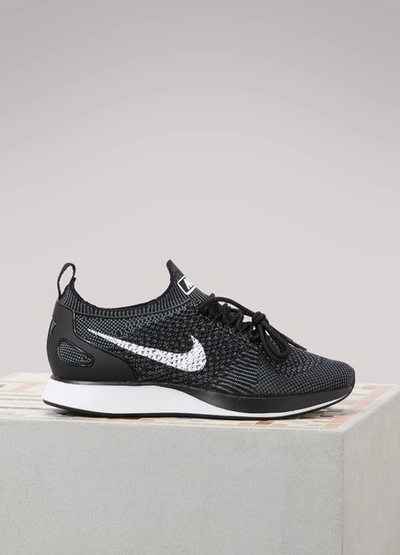 Shop Nike Air Zoom Mariah Flyknit Racer Sneakers In Black