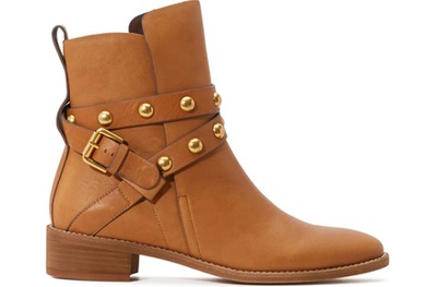Shop See By Chloé Janis Ankle Boots In Cuoio