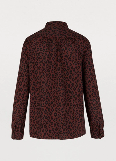 Shop A.p.c. Alice Blouse In Maroon
