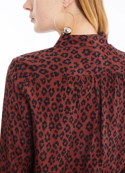 Shop Apc Alice Blouse In Maroon