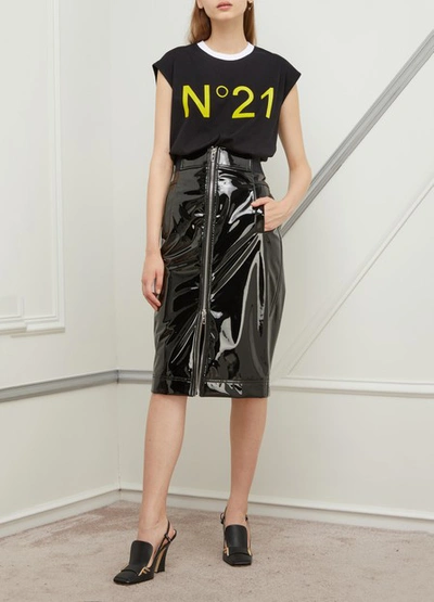 Shop N°21 Logo T-shirt In Black