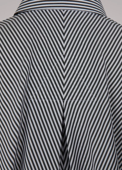 Shop Maison Margiela Oversized Striped Shirt In Black