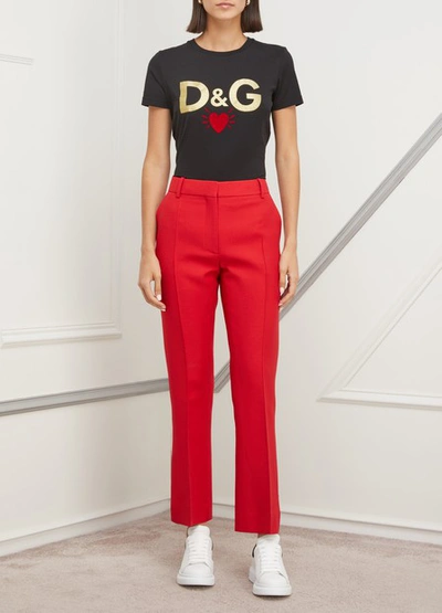 Shop Dolce & Gabbana Printed T-shirt In Black