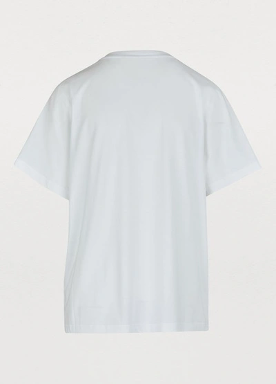 Shop Stella Mccartney Kitten T-shirt In 9000 - Pure White