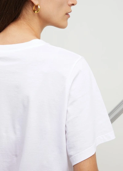 Shop Stella Mccartney Kitten T-shirt In 9000 - Pure White
