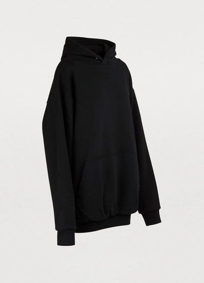 Shop Balenciaga Hooded Sweatshirt In 1000