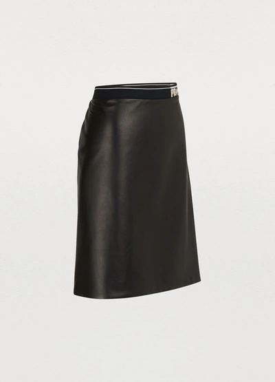 Shop Prada Mini Skirt In Nero