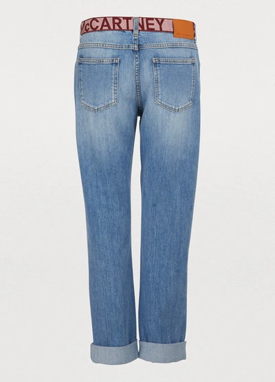 Shop Stella Mccartney The Skinny Boyfriend Jeans In 4107 - Blu Marine