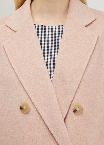 Shop Acne Studios Men's Coat In Pale Pink Melange