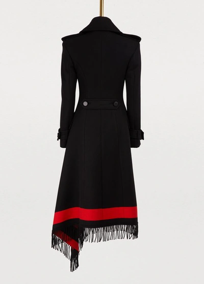 Shop Alexander Mcqueen Wool And Cashmere Coat In 1000 Black
