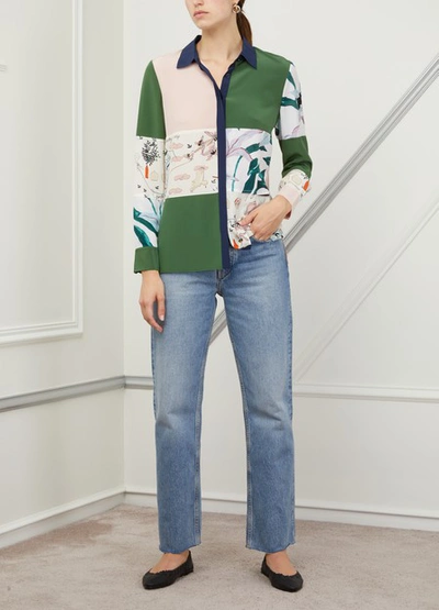 Shop Tory Burch Poetry Shirt In Multicolor