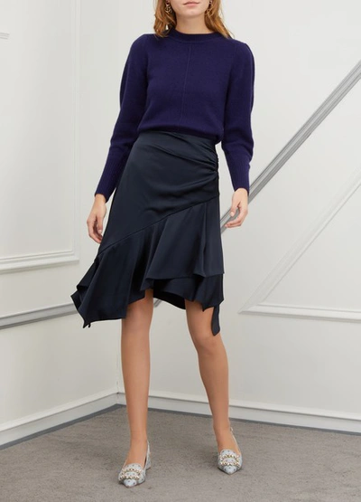 Shop Isabel Marant Conway Cashmere Sweater In Midnight