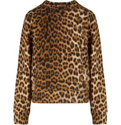 Shop N°21 Printed Sweatshirt In Marrone