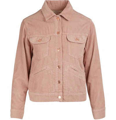 Shop Isabel Marant Étoile Foftya Cotton Jacket In Light Pink