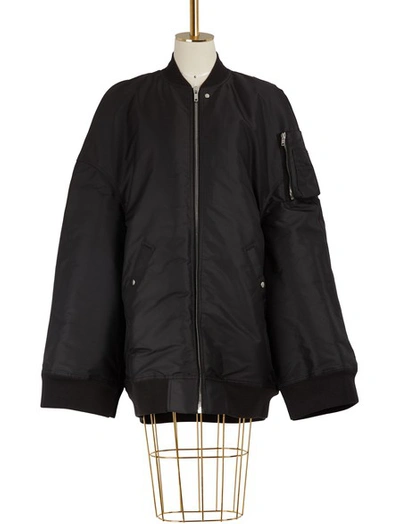 Shop Rick Owens Oversize Down Jacket In Black