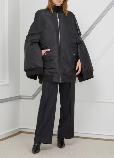 Shop Rick Owens Oversize Down Jacket In Black