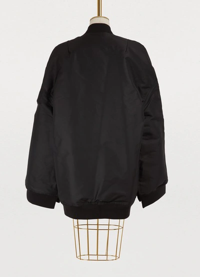 Shop Rick Owens Oversize Down Jacket In Black