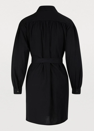Shop Apc Maria Dress In Noir