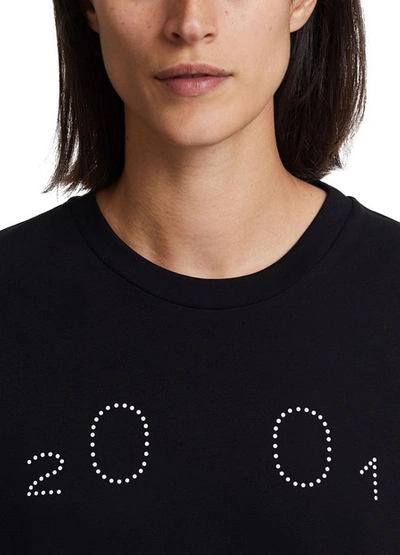Shop Stella Mccartney Happy Stella T-shirt In 1000 Black