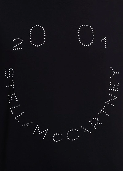 Shop Stella Mccartney Happy Stella T-shirt In 1000 Black