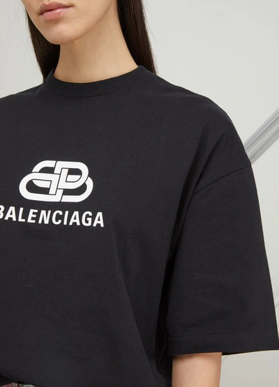 Shop Balenciaga Bb Short-sleeve T-shirt In 1000