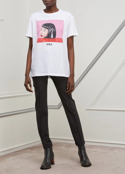 Shop Valentino Short-sleeved T-shirt In Bianco