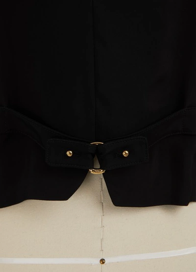 Shop Chloé Wool Vest In Black