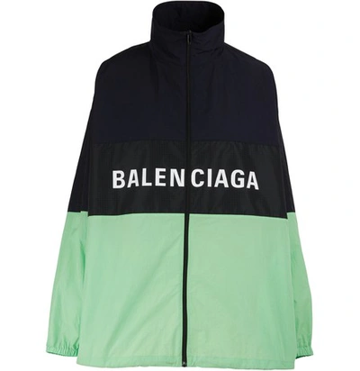 Shop Balenciaga Nylon Jacket In 3302