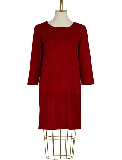 Shop The Row Rina Dress In Crimson Red