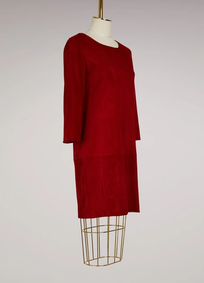 Shop The Row Rina Dress In Crimson Red