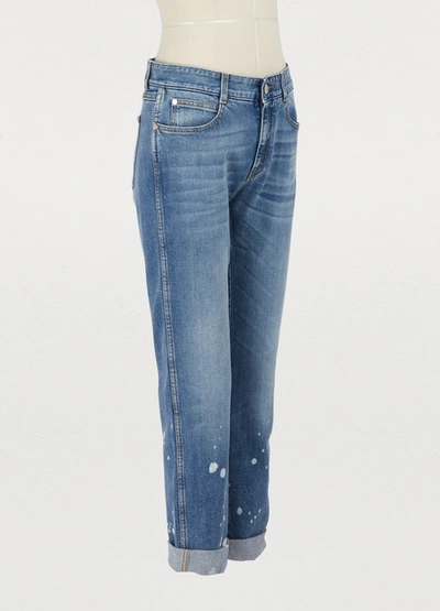 Shop Stella Mccartney Skinny Boyfriend Jeans In Blue