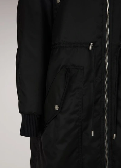 Shop Kenzo Long Coat In Black