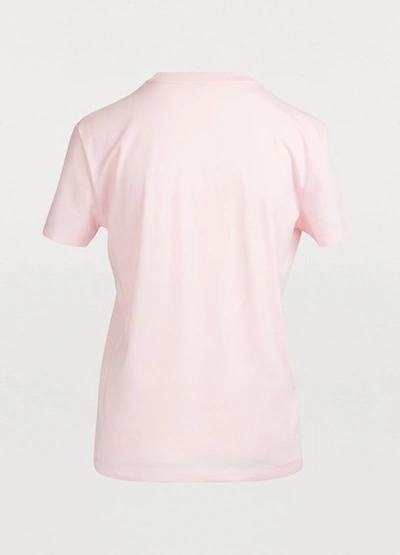 Shop Miu Miu Cats Patch T-shirt In Pink