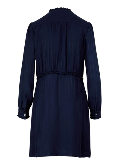 Shop Apc Hoshi Dress In Dark Navy