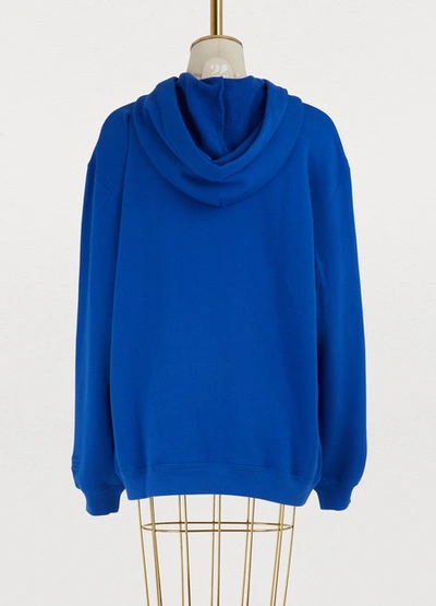 Shop Proenza Schouler Hooded Sweatshirt In Blue