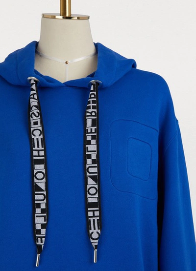 Shop Proenza Schouler Hooded Sweatshirt In Blue