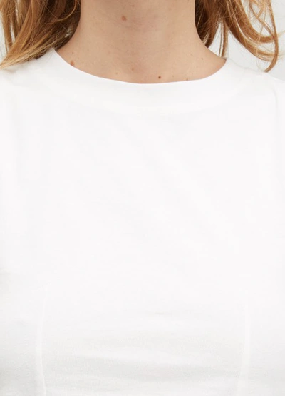 Shop Isabel Marant Yelena Cotton Top In White