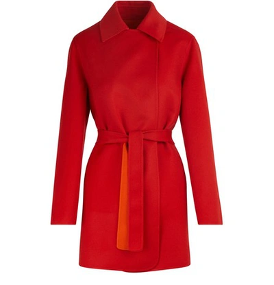 Shop Loro Piana Kerril Reversible Coat In Red