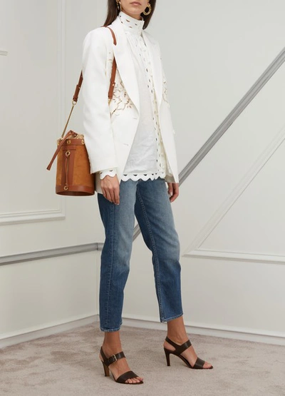 Shop Stella Mccartney Wool Blazer In 9503 - Ivory