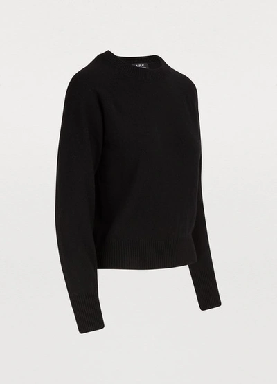 Shop Apc Stirling Sweater In Noir