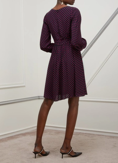 Shop N°21 Short Polka Dot Dress In Pink/black