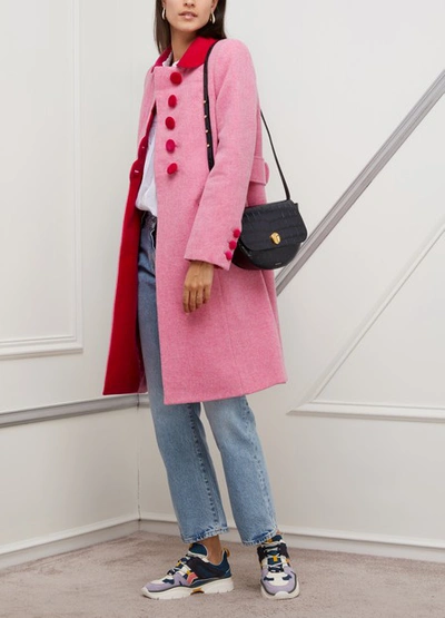 Shop Marc Jacobs The Sunday Best Coat In Pink