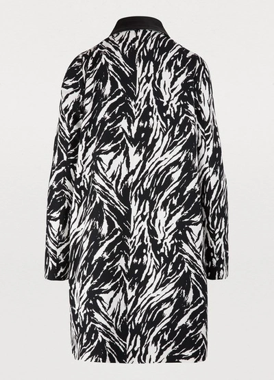 Shop N°21 Printed Raincoat In Black / White