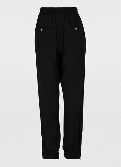 Shop Rick Owens Drawstring Trousers In Black